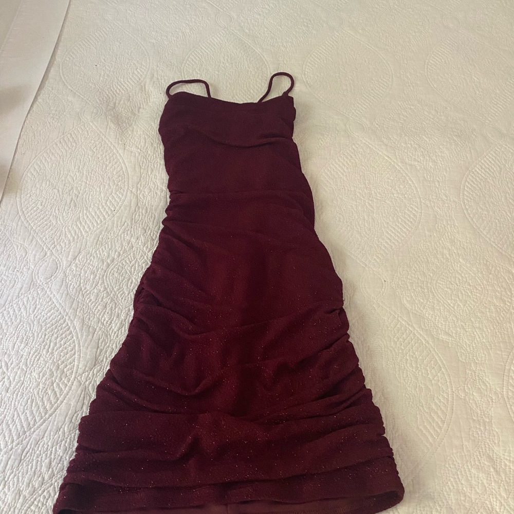 Sparkly red dress for prom